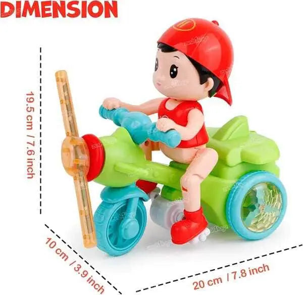 New Musical Tricycle Boy With 3D Lights - Tiny Toys