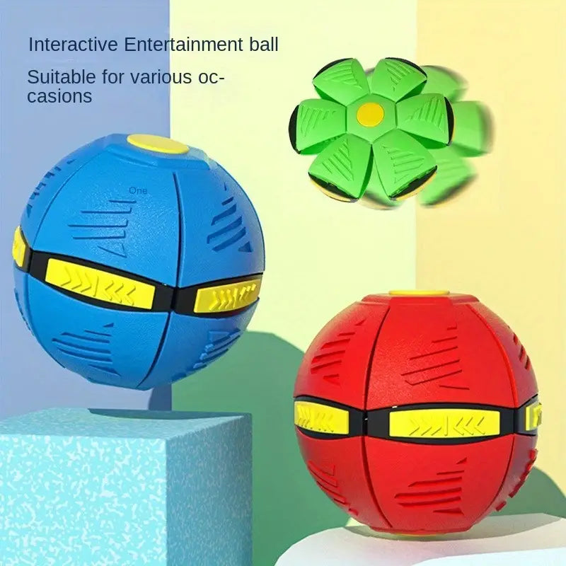 2-in-1 UFO Flying Throw Ball - Tiny Toys