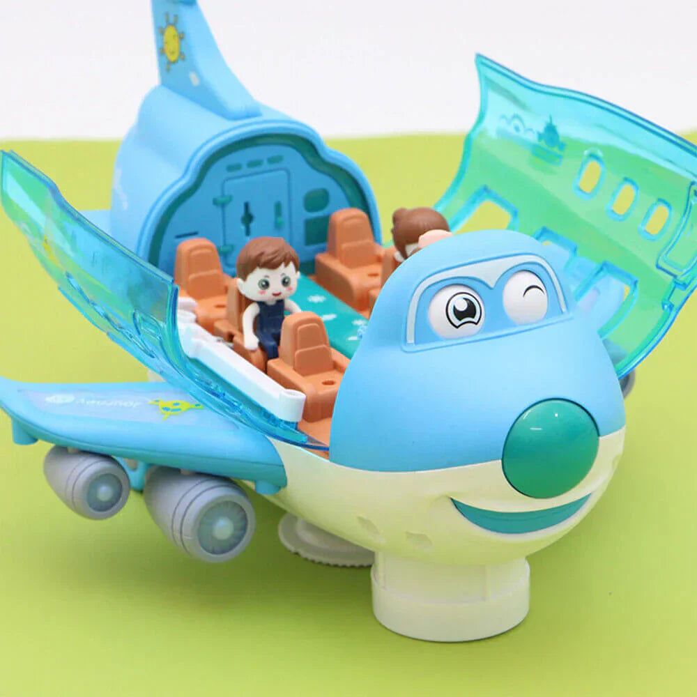 Spinning Electric Airliner With Light And Music - Tiny Toys