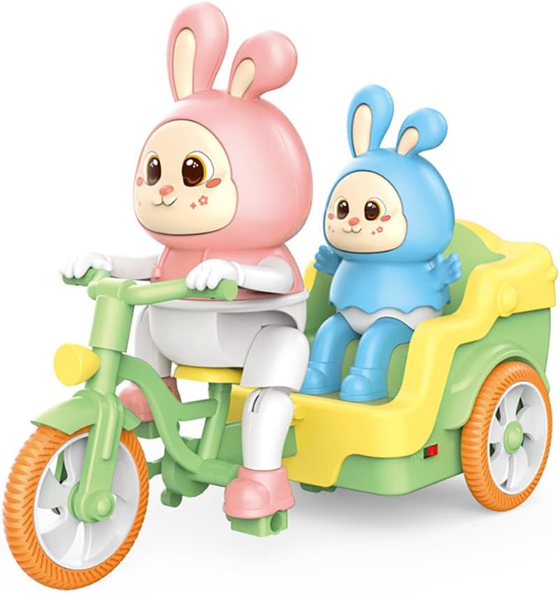 BUNNY ELECTRIC TRICYCLE WITH LIGHT AND MUSIC - Tiny Toys