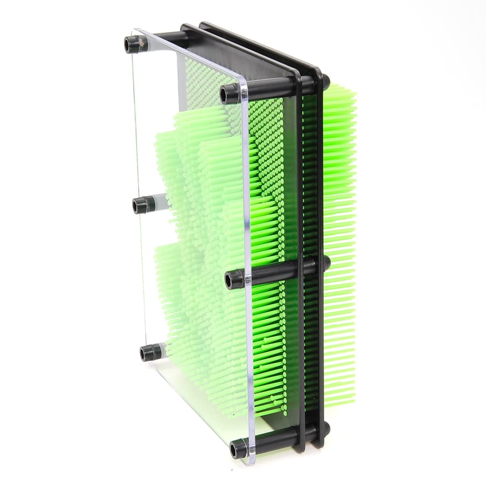 TinyToys Pin Art Sculpture Impression 3D Toy (Green) - Tiny Toys