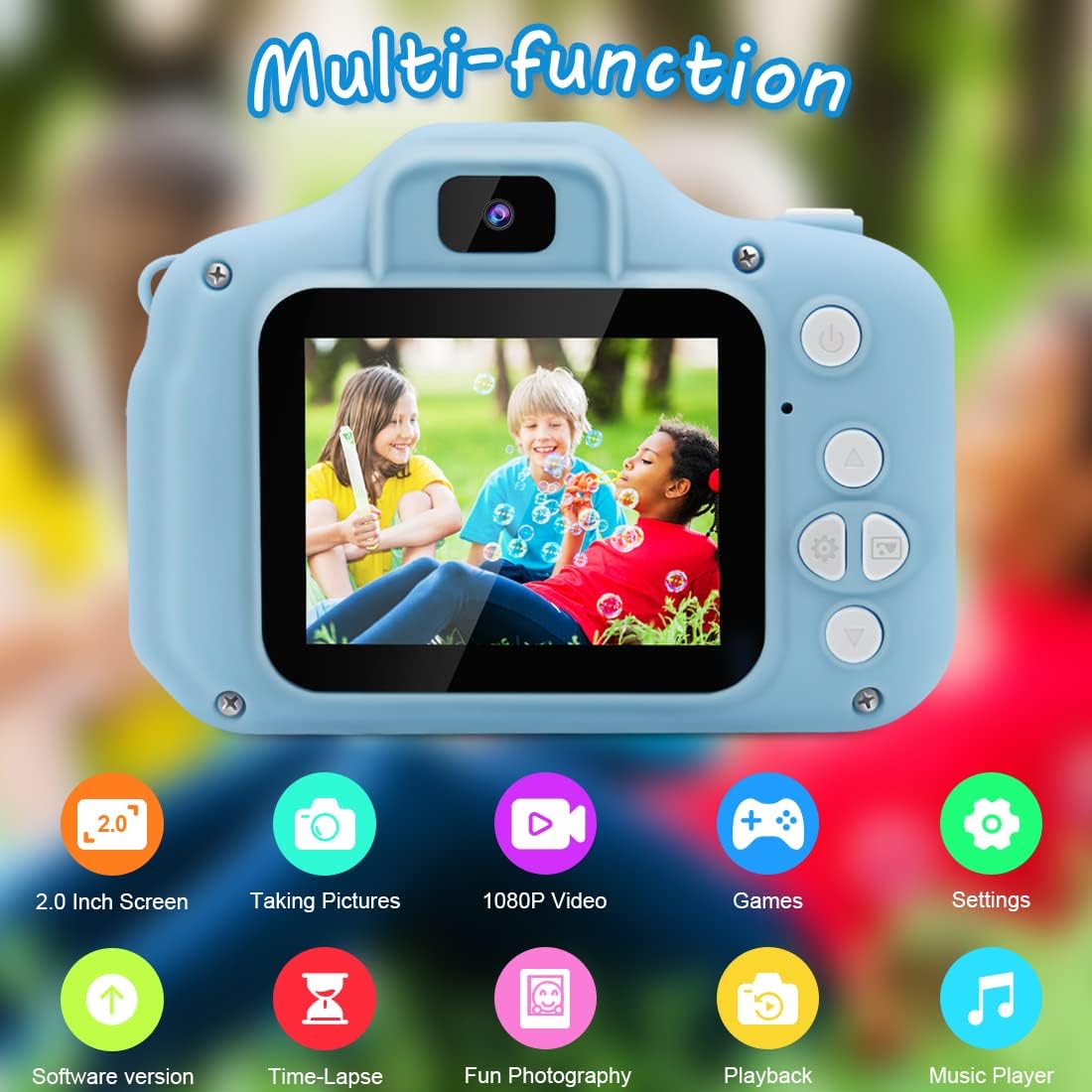 Kids Digital Video Camera (1080p) - Tiny Toys