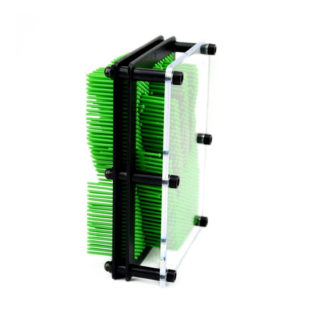 TinyToys Pin Art Sculpture Impression 3D Toy (Green) - Tiny Toys