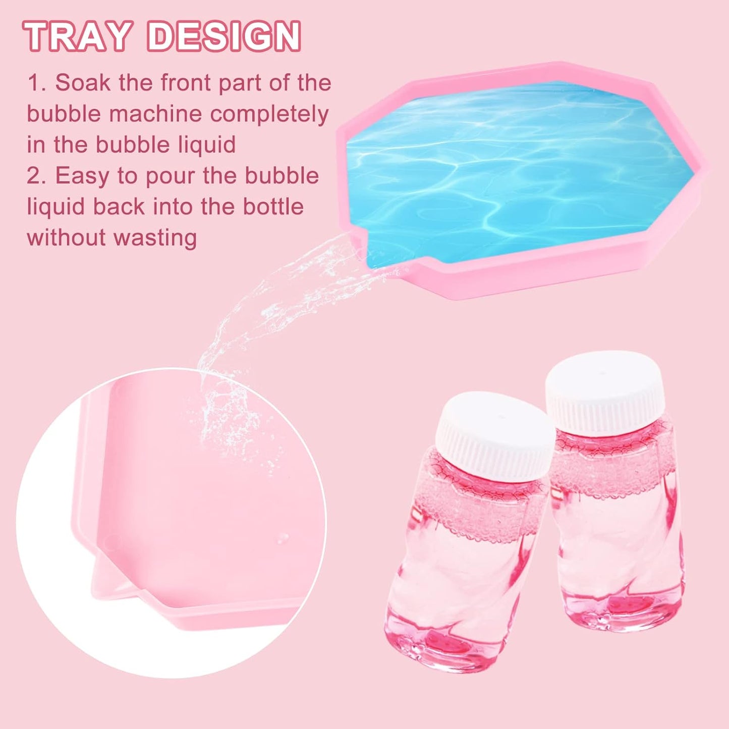 Bazooka Bubble Machine With 69 Holes & Bubble Solution (Automatic) - Tiny Toys