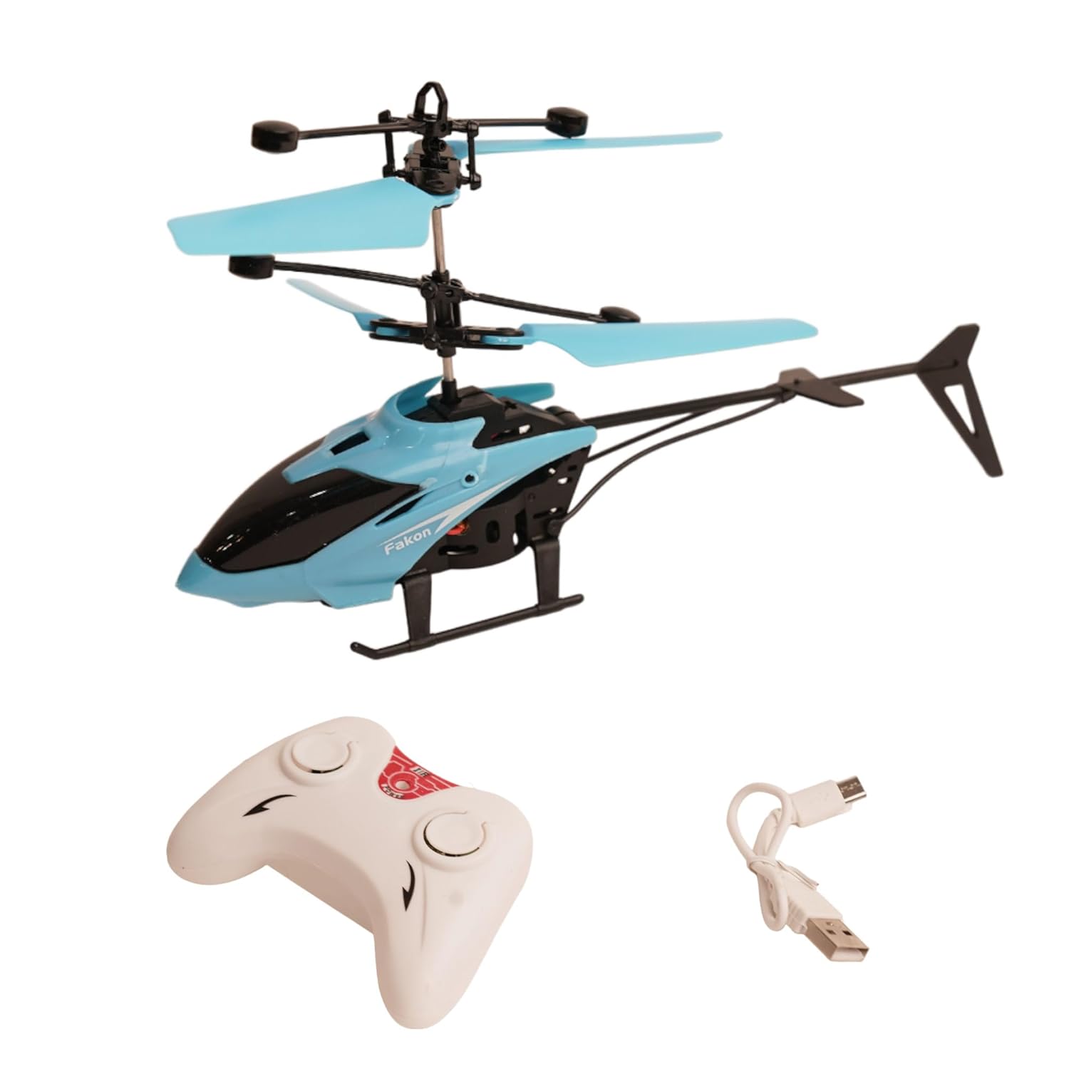 2 in 1 Hand Sensor & Remote Control Helicopter - Tiny Toys