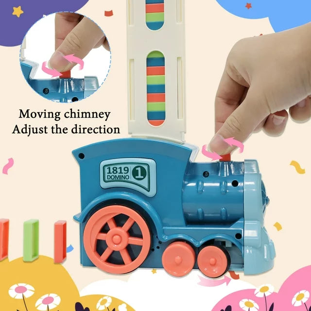 Domino Train Blocks Set 60 pcs (Imported) 🚂🤗🚂 - Tiny Toys