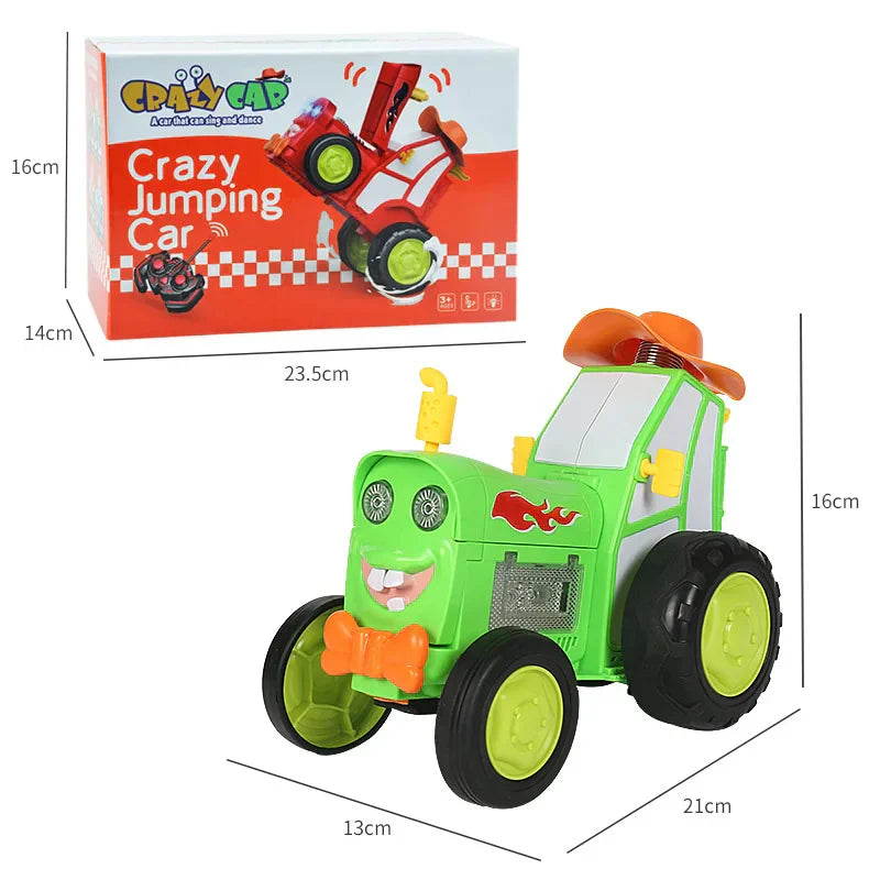 Crazy Jumping Tractor Car With Light & Sound - Tiny Toys
