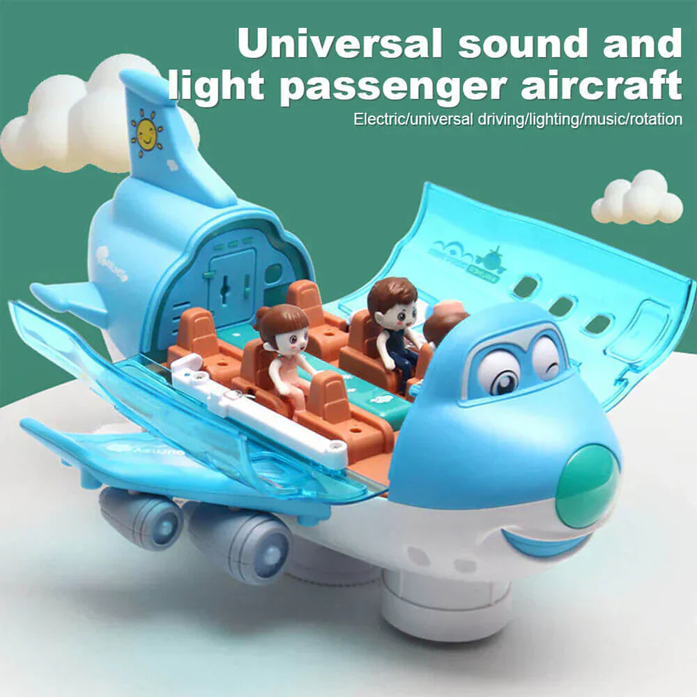 Spinning Electric Airliner With Light And Music - Tiny Toys