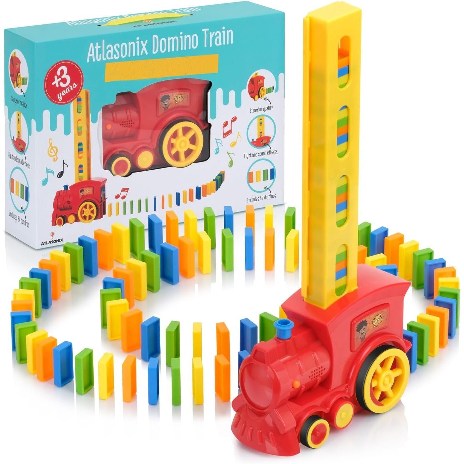 Domino Train Blocks Set 60 pcs Imported 🚂🤗🚂