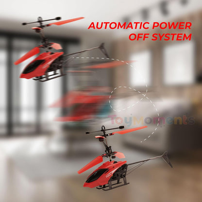 2 in 1 Hand Sensor & Remote Control Helicopter - Tiny Toys