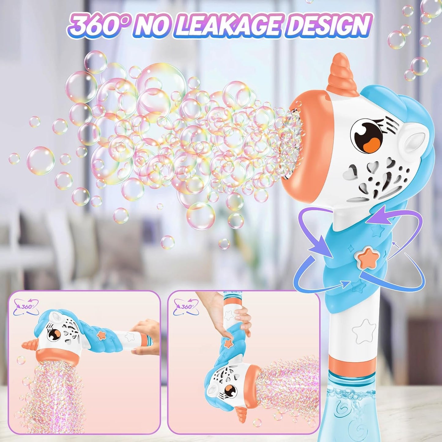 Bubble Machine Stick for Kids - Unicorn - Tiny Toys