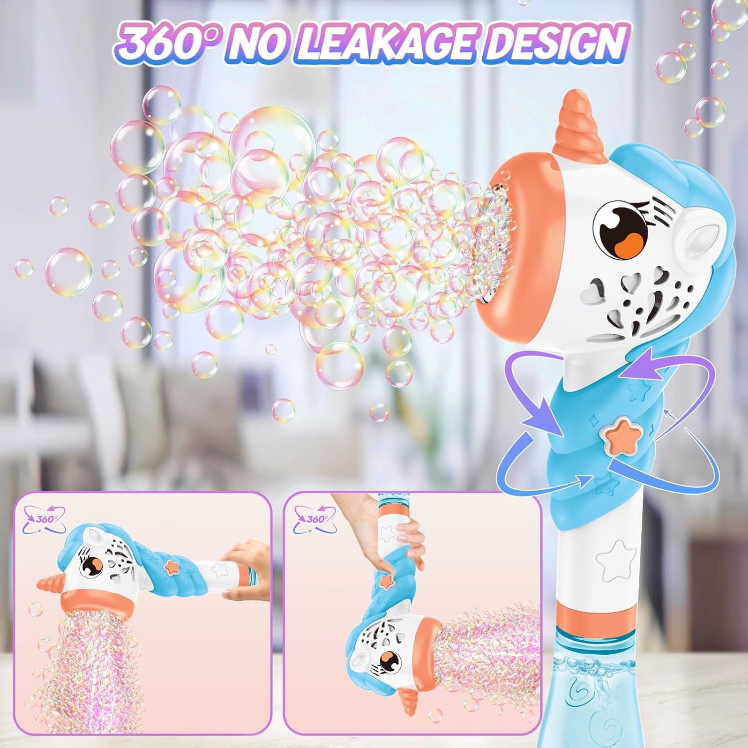 Bubble Machine Stick for Kids - Unicorn - Tiny Toys