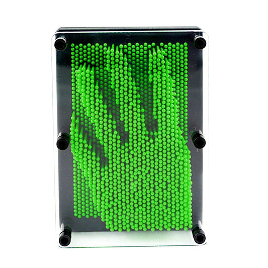 TinyToys Pin Art Sculpture Impression 3D Toy (Green) - Tiny Toys