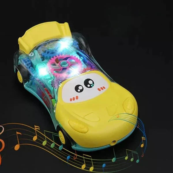 2 in 1 Transparent Car And Musical Mobile Phone - Tiny Toys