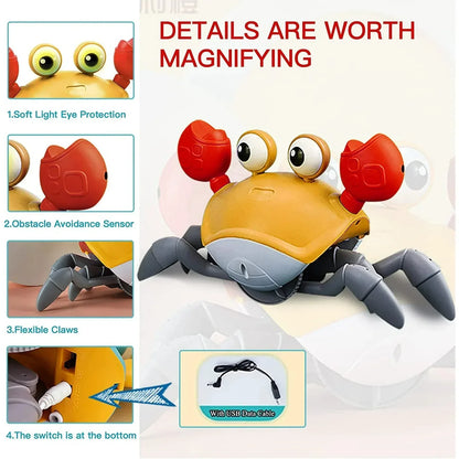 Crawling Crab Baby Toy