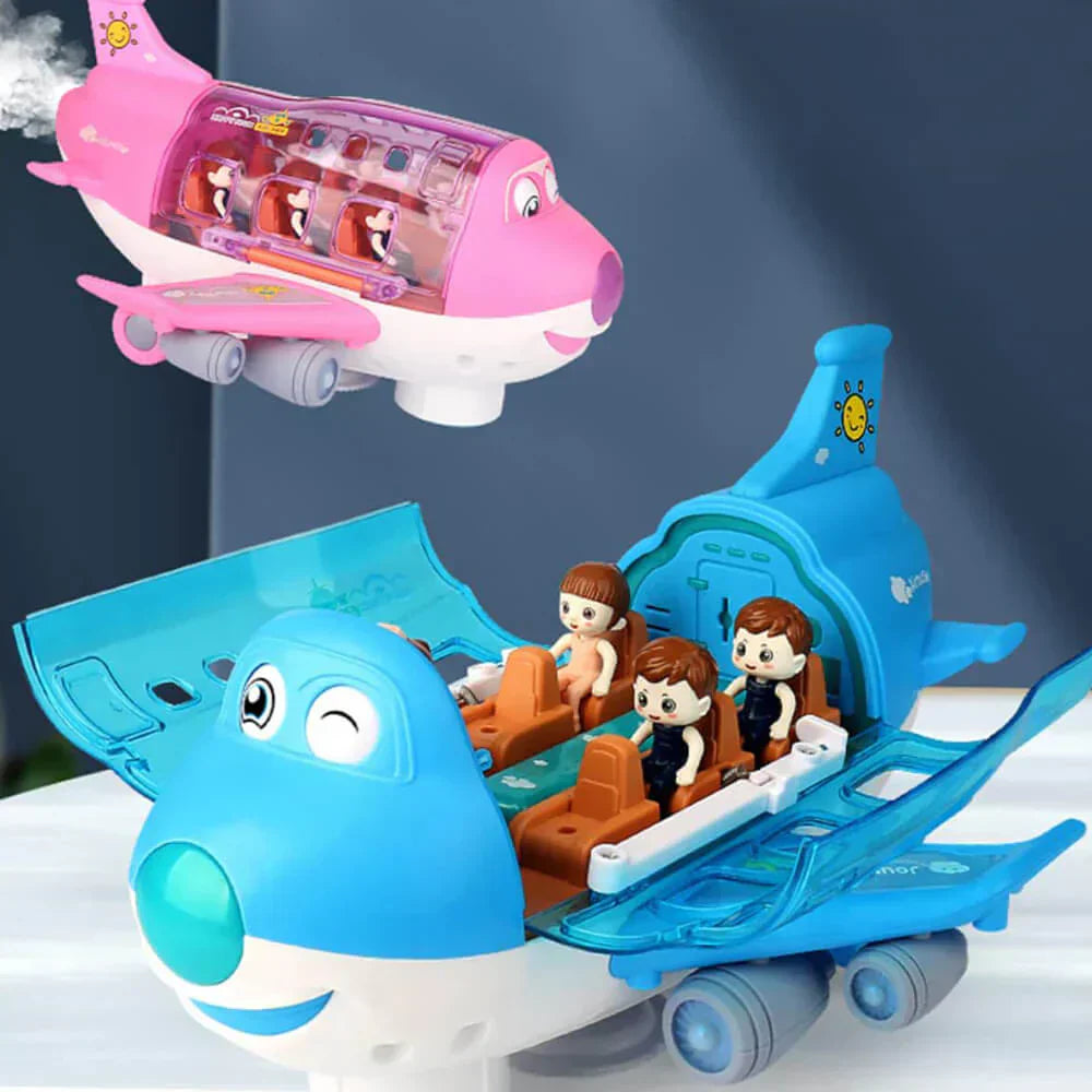 Spinning Electric Airliner With Light And Music - Tiny Toys