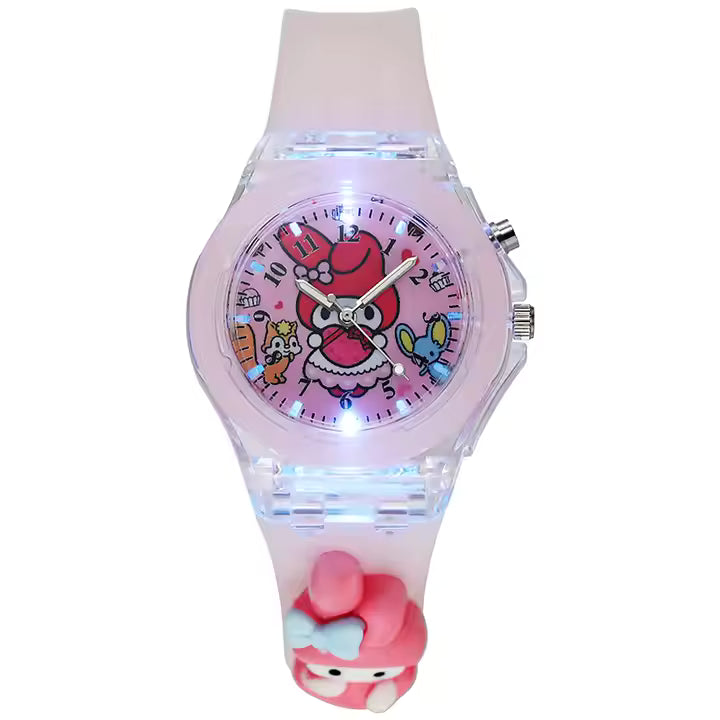 MINISO 3D Pattern Hello Kitty Girls Watches (Waterproof Quartz with box)