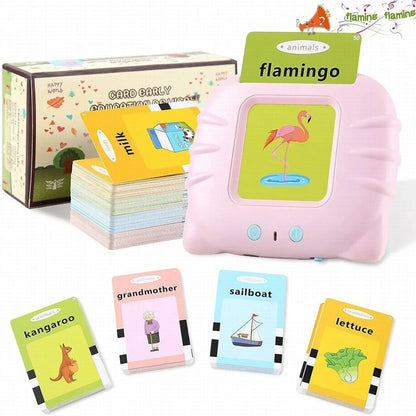 Talking Flash Cards Learning Machine Musical Educational Electronic Toy (Rechargeable) - Tiny Toys