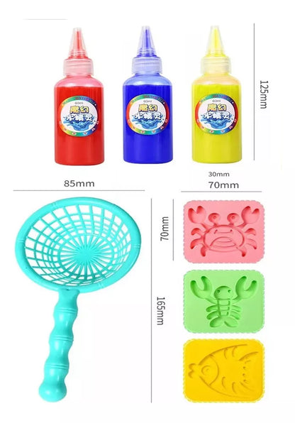 DIY Magic Water Crystal Treasure Gel - Tiny Toys