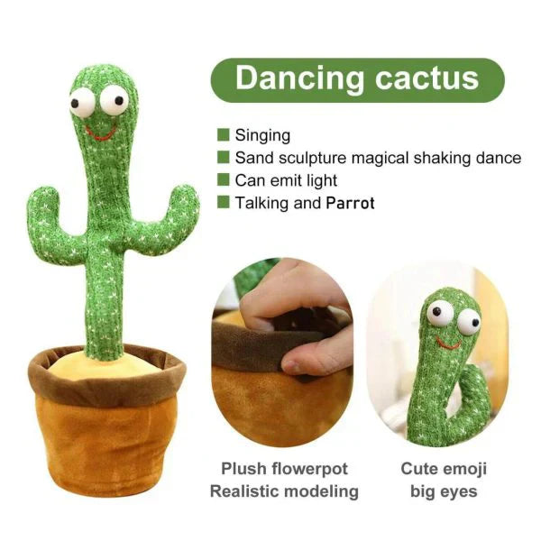 Dancing Cactus Plush Toy - Tiny Toys