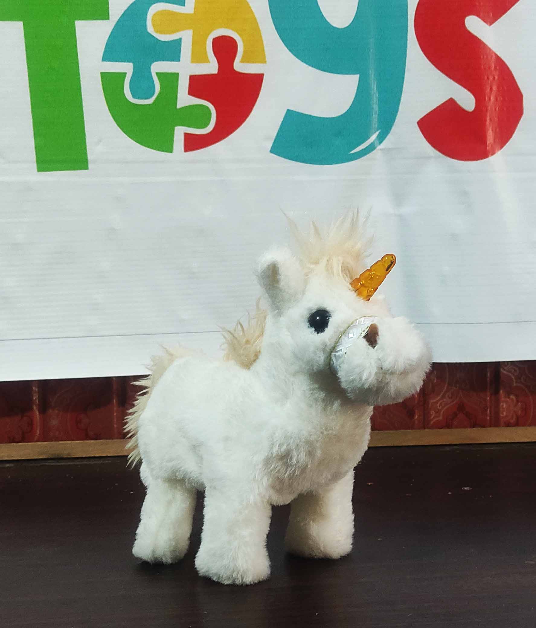 Plush Electric Unicorn Toy 💡🌈 🦄 - Tiny Toys