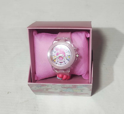 MINISO 3D Pattern Hello Kitty Girls Watches (Waterproof Quartz with box)