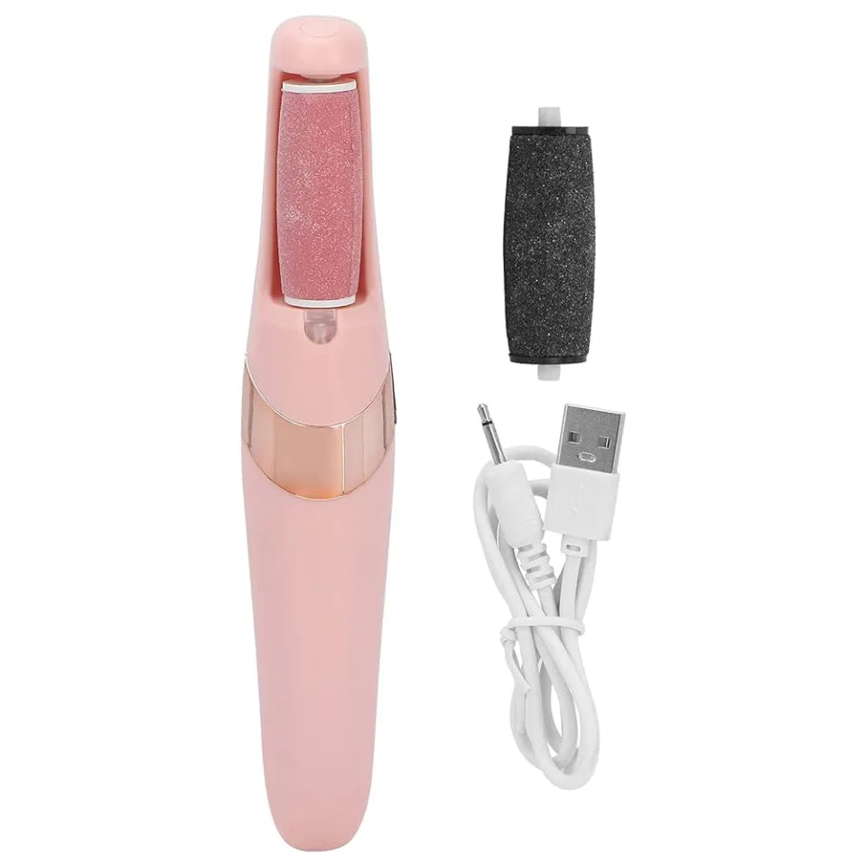 Flawless Pedi Rechargeable - Portable Pedicure Tool for Smooth Heels and Feet Care