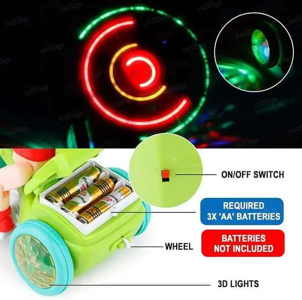 New Musical Tricycle Boy With 3D Lights - Tiny Toys