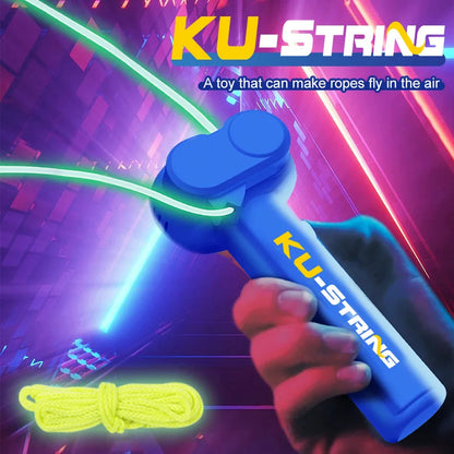 Glowing Ku-string Rope Launcher Toy - Tiny Toys