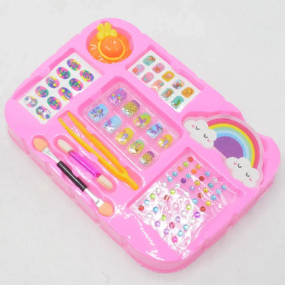 Portable Makeup Beauty Box For Little Girls - Tiny Toys