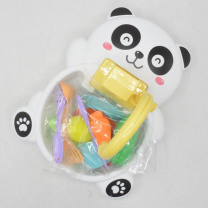 Electric Kitchen Sink Set with Circulating Water - Panda Edition - Tiny Toys