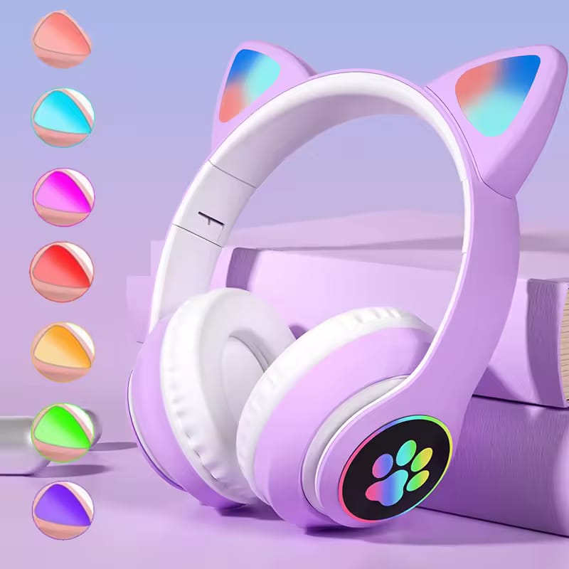 Ear Cat Bluetooth Headphones For Kids