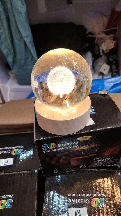 3D Creative Crystal Ball lamp 3D Creative Crystal Ball lamp