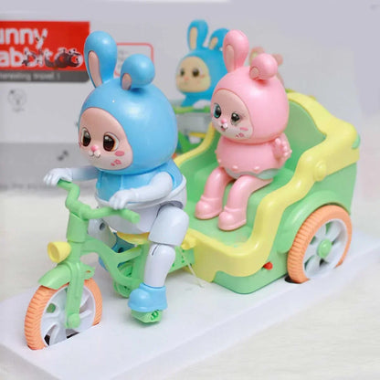 BUNNY ELECTRIC TRICYCLE WITH LIGHT AND MUSIC - Tiny Toys
