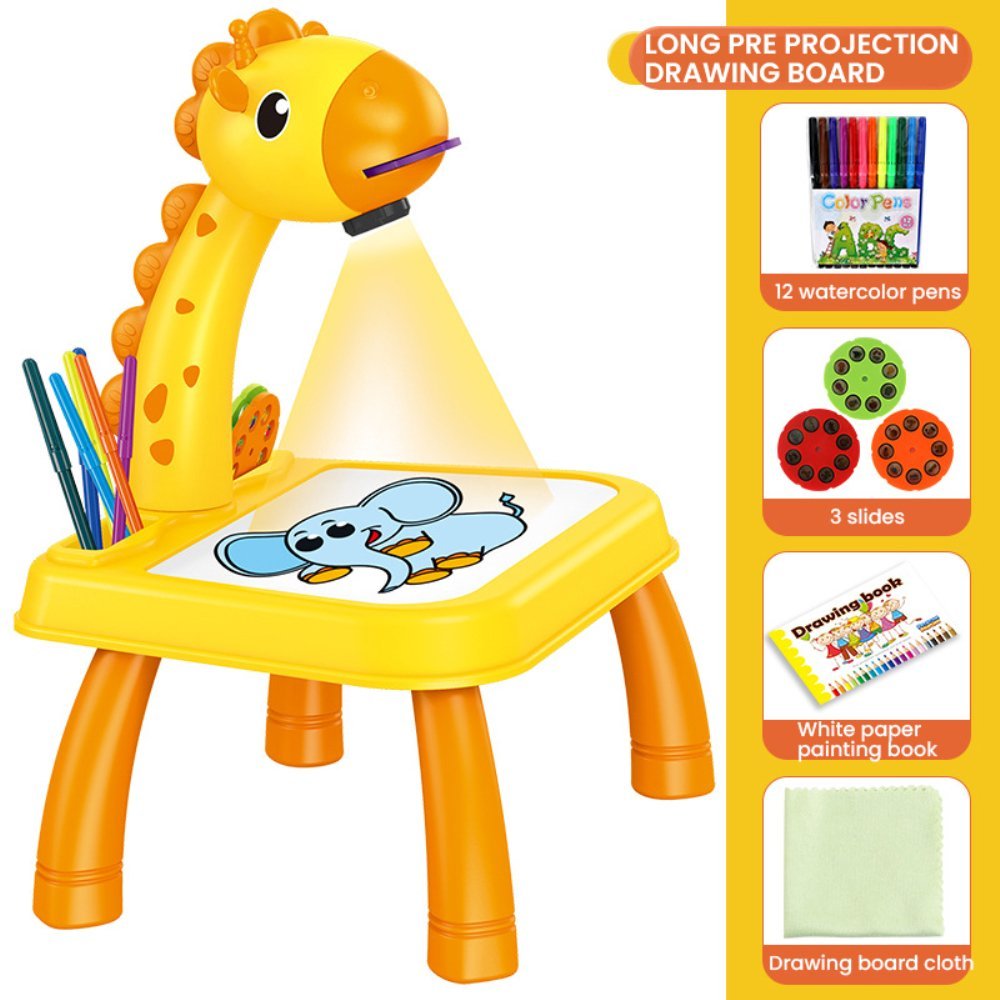 Drawing Projector Table for Kids, With Light & Music Size Large 🎨💡🌈