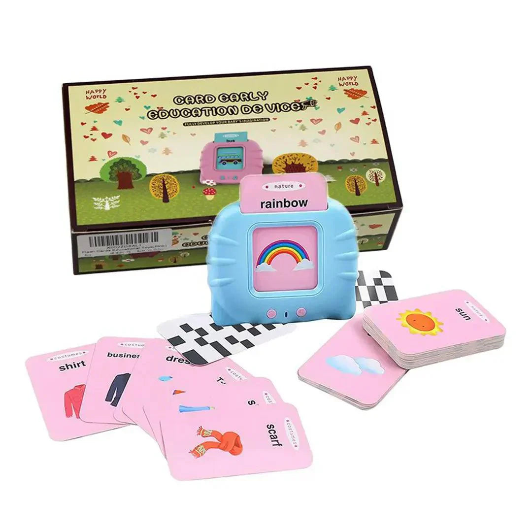 Talking Flash Cards Learning Machine Musical Educational Electronic Toy (Rechargeable) - Tiny Toys
