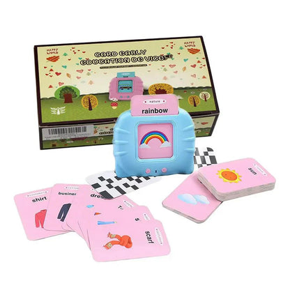 Talking Flash Cards Learning Machine Musical Educational Electronic Toy (Rechargeable) - Tiny Toys