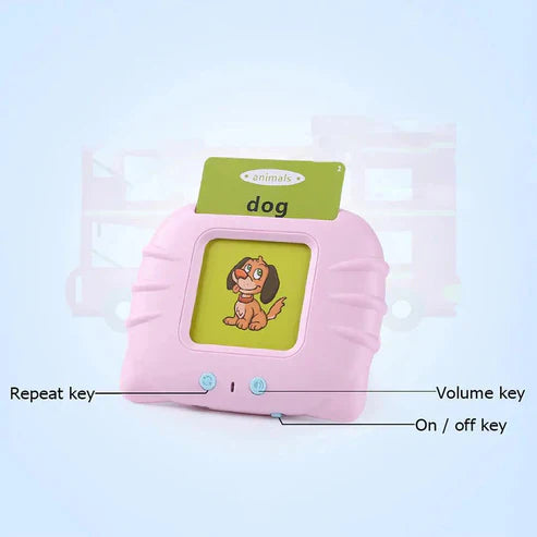 Talking Flash Cards Learning Machine Musical Educational Electronic Toy (Rechargeable) - Tiny Toys