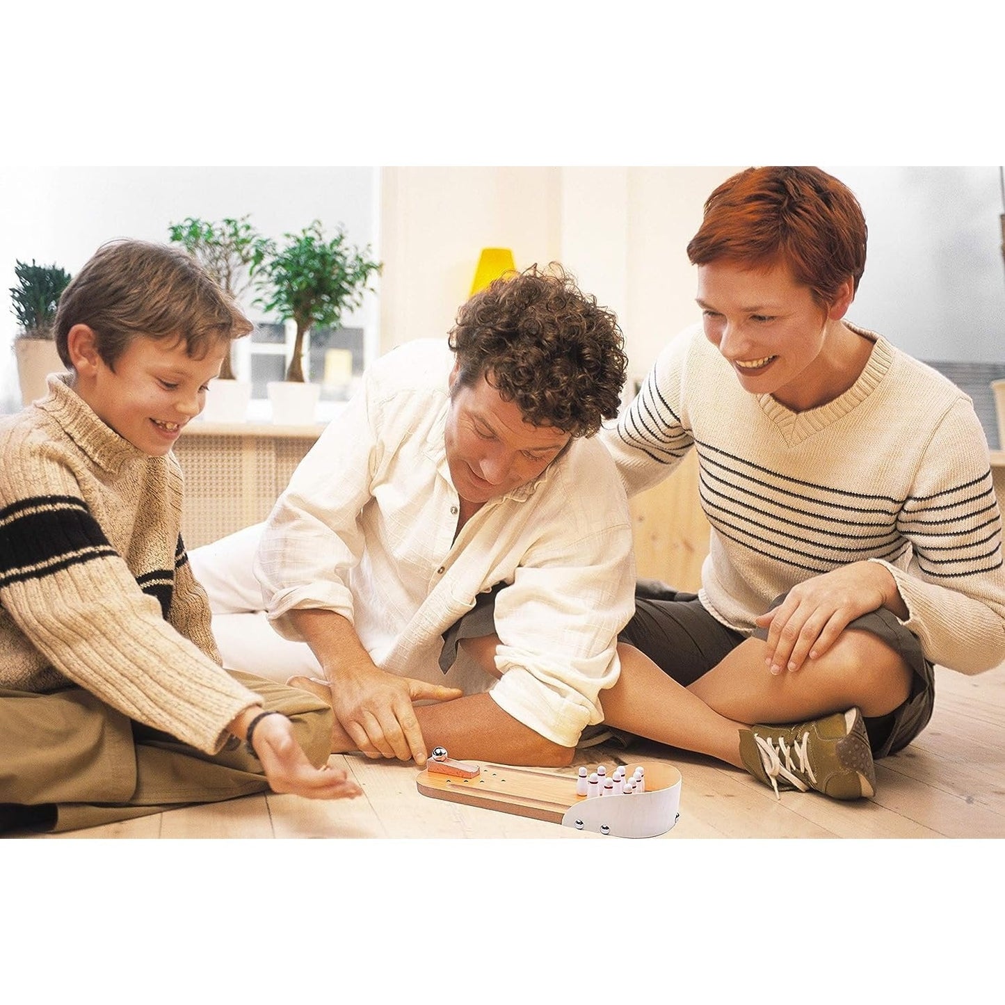 Indoor Wooden Mini Bowling Game Set