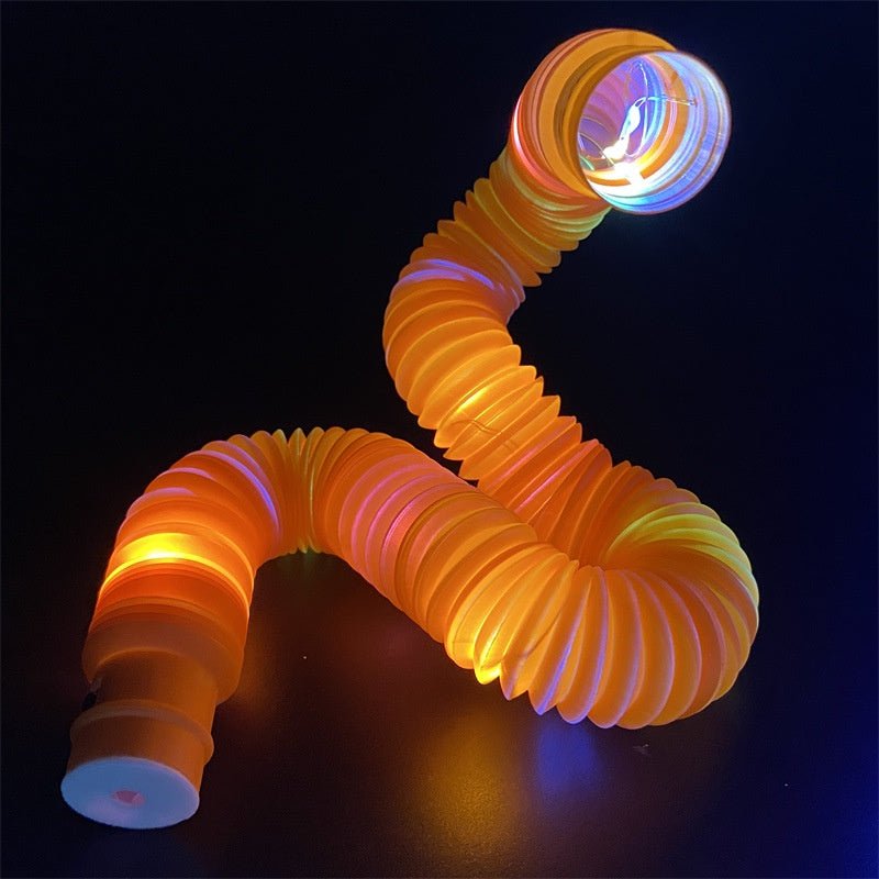 LED Flash Pop Tubes Sensory Toy pack of 5 Random Colors