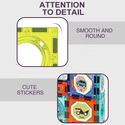 Magnetic Tiles & Blocks 41 Pcs