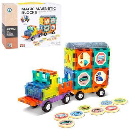 Magnetic Tiles & Blocks 41 Pcs