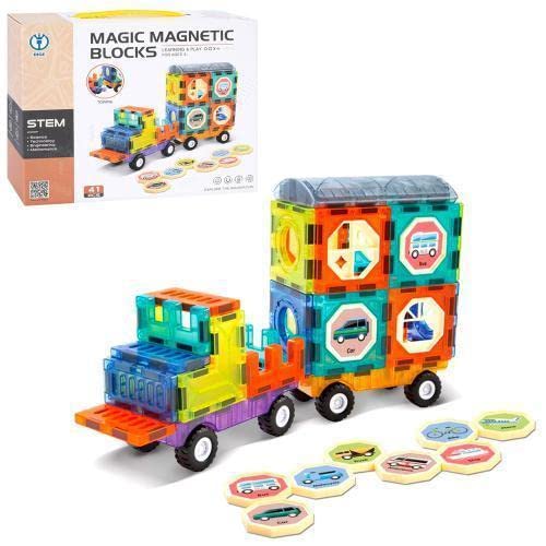 Magnetic Tiles & Blocks 41 Pcs