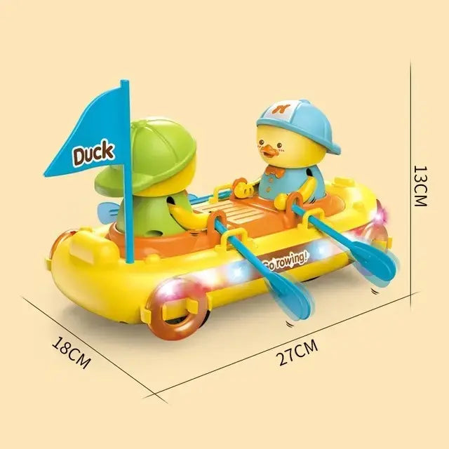 Duck Boat Toy With Music & Lights - Tiny Toys