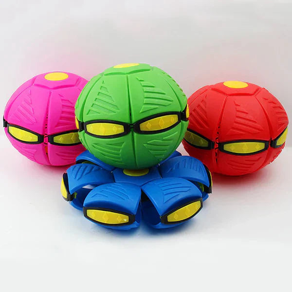 2-in-1 UFO Flying Throw Ball - Tiny Toys